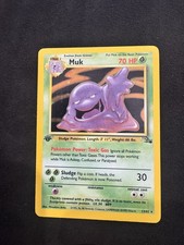 1999 muk pokemon card - 13/62 - Holo Rare Mint / near mint condition trading card Vintage Pokemon Card Muk 13/62