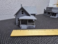 HO Scale 1:87 Model House The Greenview Unassembled Ready For Paint