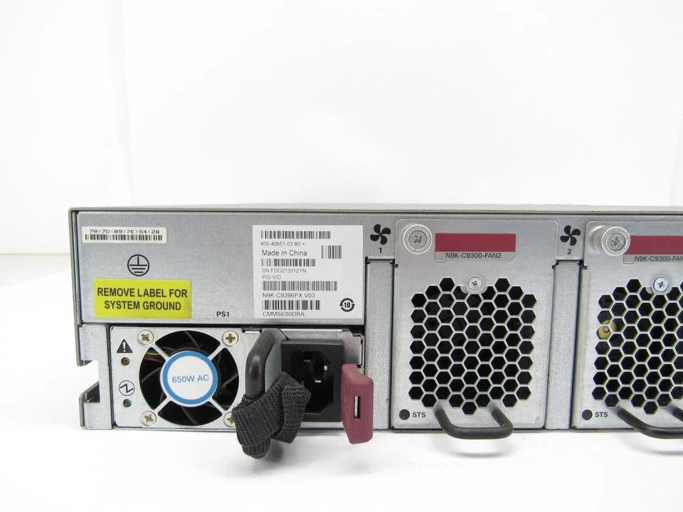 Cisco N9K-C9396PX V03 Module N9K-M6PQE SFP+ QSFP 48p Port & 12p Port 40G - Image 3 of 4