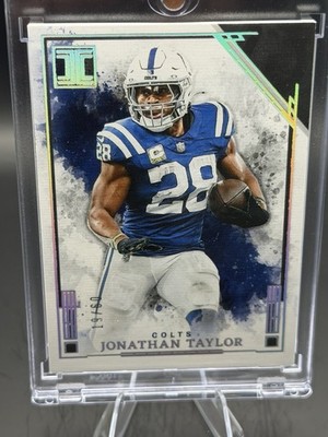 2025 Panini Impeccable Jonathan Taylor #29 Silver /60 Indianapolis Colts SP