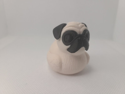 Pug Duck 3D Print Mini Size Dog Cute Caine Gift Pet Animal Puppy Cruise Duck