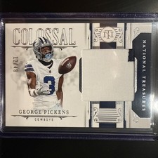 George Pickens 2025 National Treasures - Colossal 2 Color Patch /49