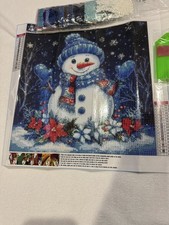 5D DIY Diamond Art Painting, Embroidery Kit Craft Christmas Snowman