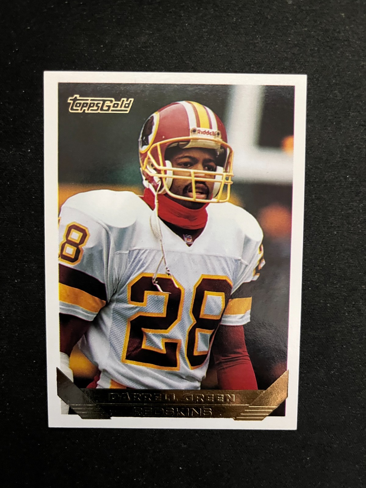 1993 Topps Gold Parallel Insert #242 Darrell Green Washington Redskins NrMt
