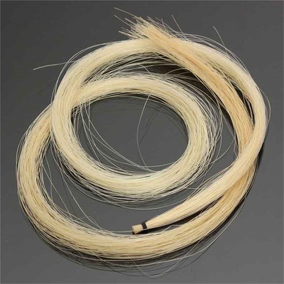 80 cm für Geigenbogen Haare Rosshaar Ersatzset für Violine Viola Cello