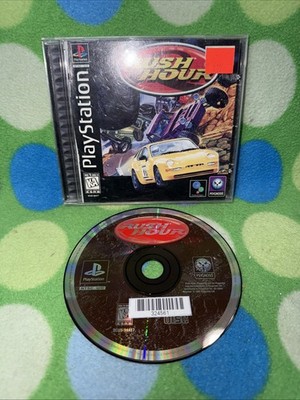 Rush Hour - PlayStation PS1 Black Label CIB - Disc Mint Condition- Tested Works