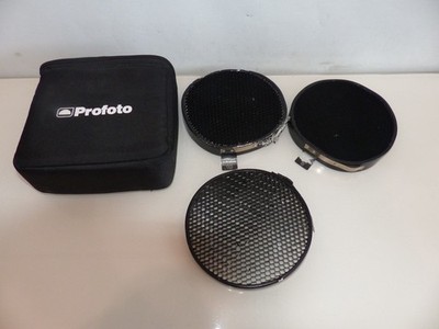 3x Profoto Gitter Set 5° + 10° + 20° Grid Kit 180mm Wabe gebraucht #8 L