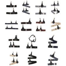 2Pcs Men s Nonslip Sock Garters Belt with Clips for Formal and Business Wear