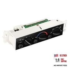 599-006 A/C Heater Climate Control Module Pannel w/Rear Window Defogger Switch
