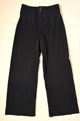 LC Lauren Conrad Women s Black Pleated Wide Leg Pants Size 6 High Rise