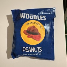 NEW The WOOBLES Peanuts Snoopy Woodstock Beagle Scout Tiny Accessory Kit CROCHET