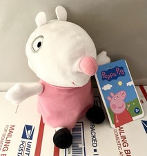 Brand New Peppa Pig 8  Suzy Sheep Plush Toy Factory Hasbro NWT