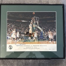 Paul Pierce Signed Boston Celtics March 12, 2006 Game Winning Shot Photo /3600