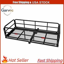 Heavy Duty 750lb Folding Hitch Cargo Carrier 60x24 Rustproof Steel 2 Receiver