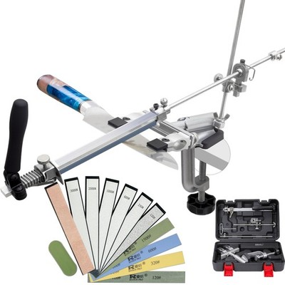 Knife Sharpening System, RX-009 Precision Knife Sharpener, 360° Flip Rotation...