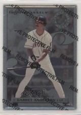 1996 Leaf Preferred Steel Garret Anderson #21 xz4