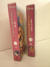 Lot 2 cassettes vhs Chantons ensemble Walt Disney