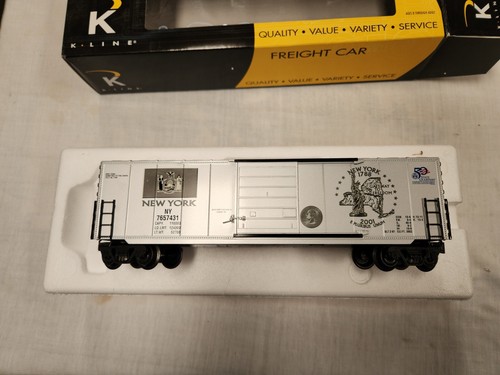 K-LINE #K765-7431 - NEW YORK CLASSIC SCALE BOXCAR O Scale State Series NIB