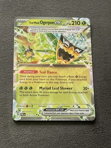 Pokemon Cards - teal Mask Ogerpon ex 012/131 - Prismatic Evolutions - M/NM 
