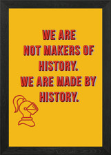 Poster citazione storia con cornice wall art poster stampa su tela quadro