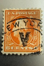 Timbre  USA 6 Cents -G.Washington Rare