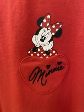 NEW Disney Parks Girl  s Minnie Mouse Red Tank Top Dots Ruffles Youth Large 10/12