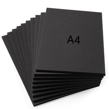 10 PCS EVA Foam Sheet,Black Boards 6mm A4 High-Density Core Style 1 