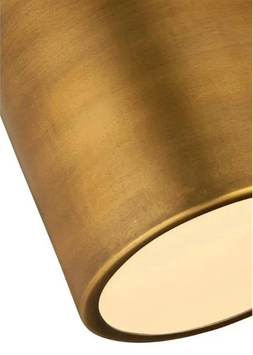 Harley Rubbed Brass Flush Mount Light Fixture by Z-Lite - 2302F1-RB - Picture 2 of 9