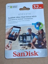 SanDisk 32GB Ultra Dual Drive m3.0 Flash Drive for Smartphones PC Tablets Ect