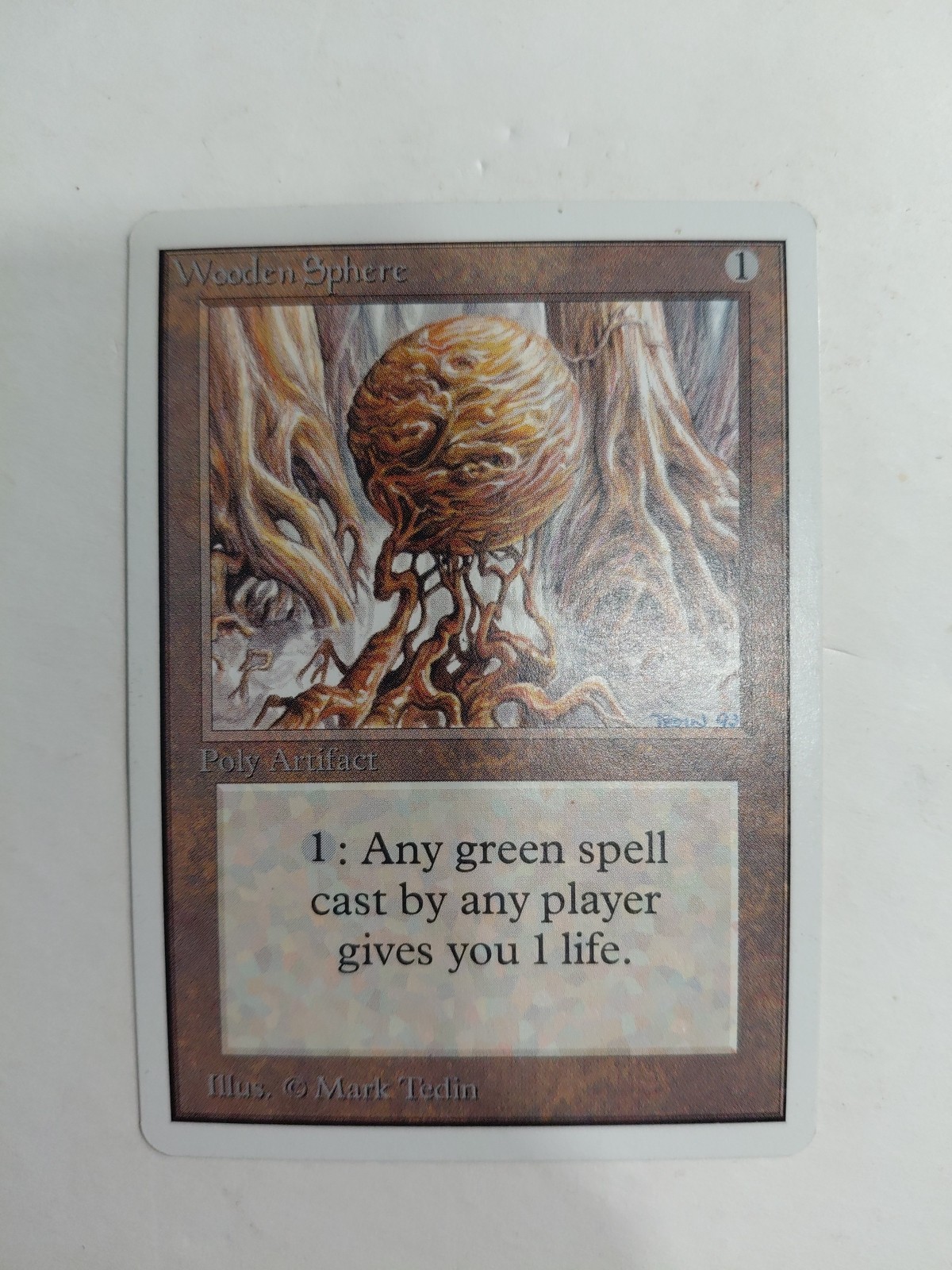 MTG Magic the Gathering: Wooden Sphere, Unlimited, LP/NM