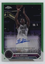 2023-24 Topps G-League Chrome Green Refractor 48/99 Efe Abogidi #AC-EA Auto 0w21
