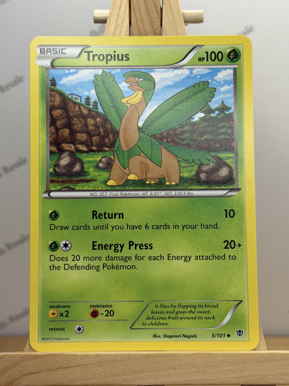 Pokemon TCG * Tropius * 5/101 * Plasma Blast * Uncommon * Regular * 2013