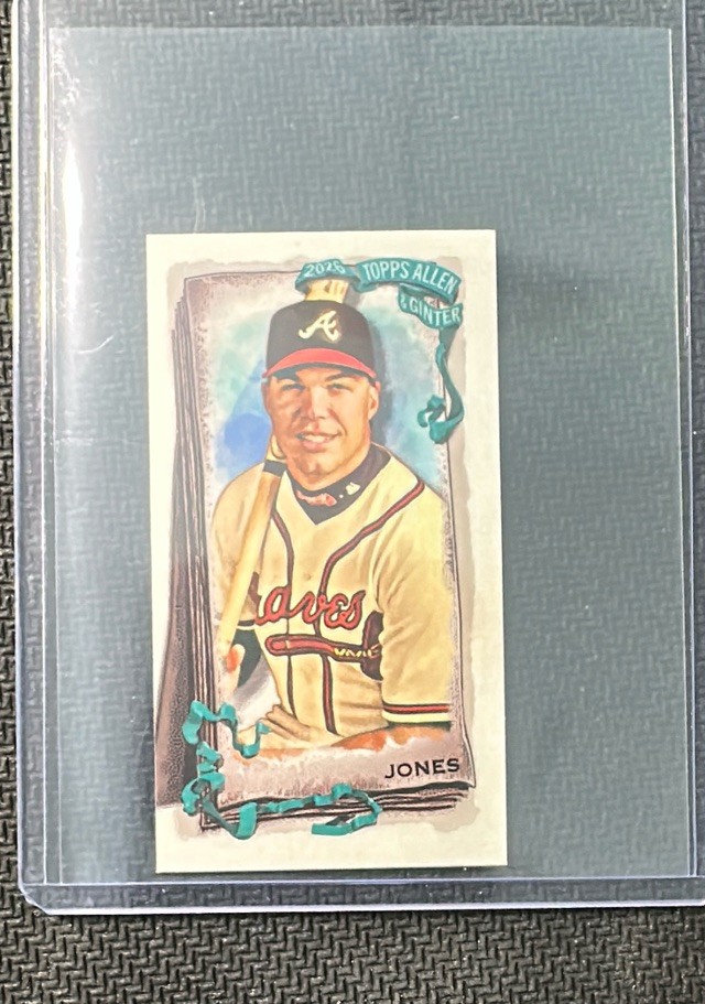 2026 Topps Chipper Jones #38 Allen & Ginter - Mini A&G Back