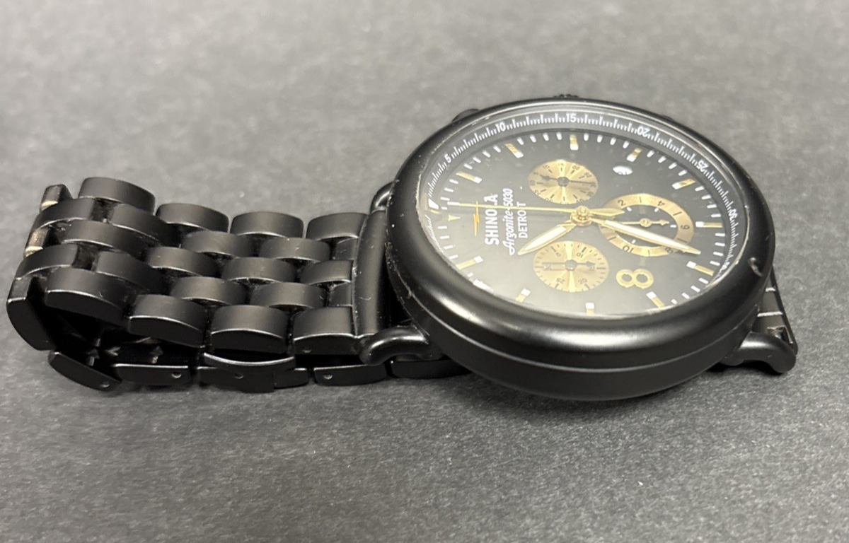 Shinola 41mm Runwell Chronograph Men's Watch Argonite-5030