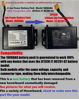 Li-ion Power Battery Pack 36V 🔴100% Compatible with JETECH JT