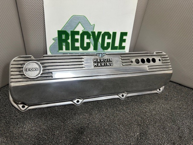 429 460 Ford Vintage Hardin Marine Aluminum Valve Cover Mickey