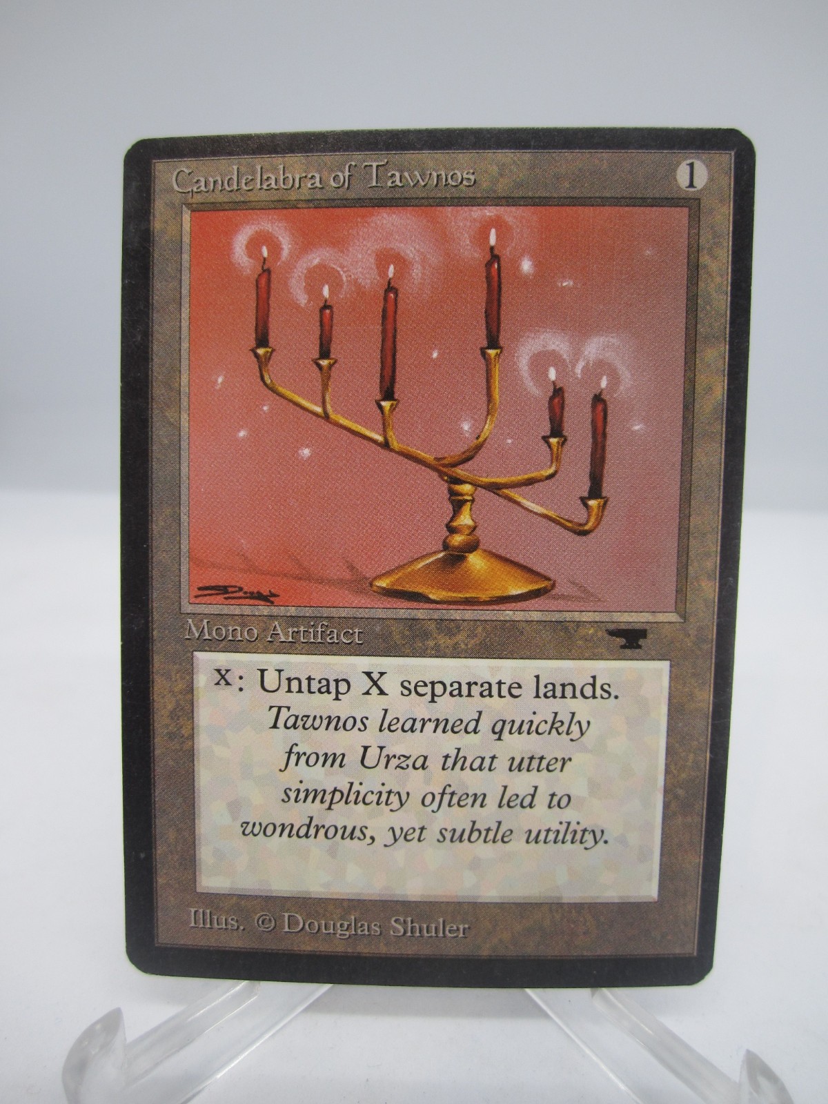 Candelabra of Tawnos Magic mtg Heavy Play, English Antiquities x1