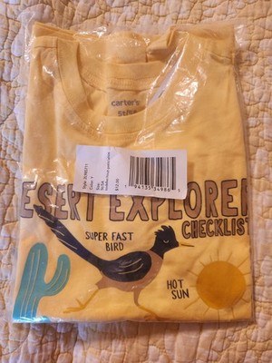 NWT/Sealed Carters ''Desert Explorer Checklist'' Size 5T Graphic Tshirt