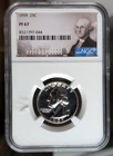 1959 United States 25c Washington Proof Quarter NGC PF67