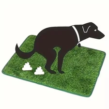 Dog Cat Potty Training Mat Washable & Reusable Odor Control Artificial Grass Pad