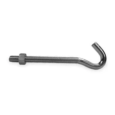 Monroe Pmp 4Hdv4 Utility Hex Nut Bolt Hook,Steel,Pk10