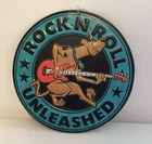 Vintage Raised 3D Scooby-doo Metal Tin Wall Sign  8 In Guitar Rock & Roll
