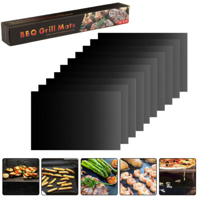 Grillmatte BBQ Grillmatten Grill Matte Grillunterlage Grillzubehör Bratfolie