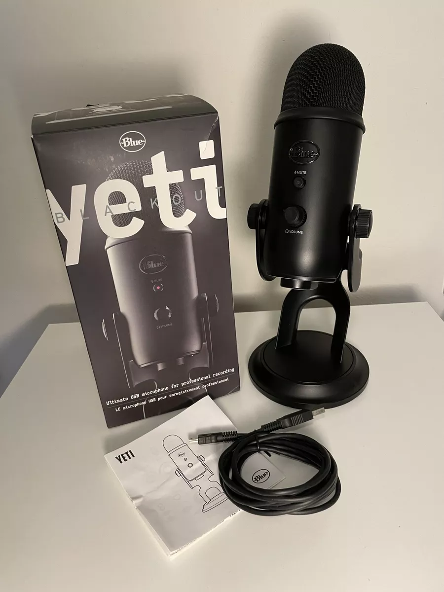 Blue Yeti Microphone + Adjustable Stand