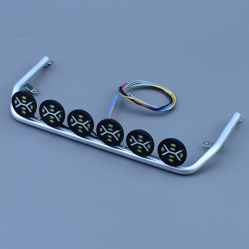 LED Roof Lights Rotating Lamp for 1/14 Tamiya RC Truck SCANIA 770S Volvo MAN Car - Image 3 of 4