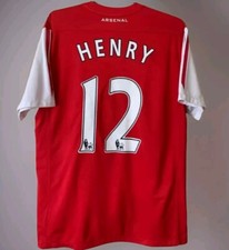 Arsenal FC Nike Thierry Henry Soccer  Jersey  France Rare Vintage Large