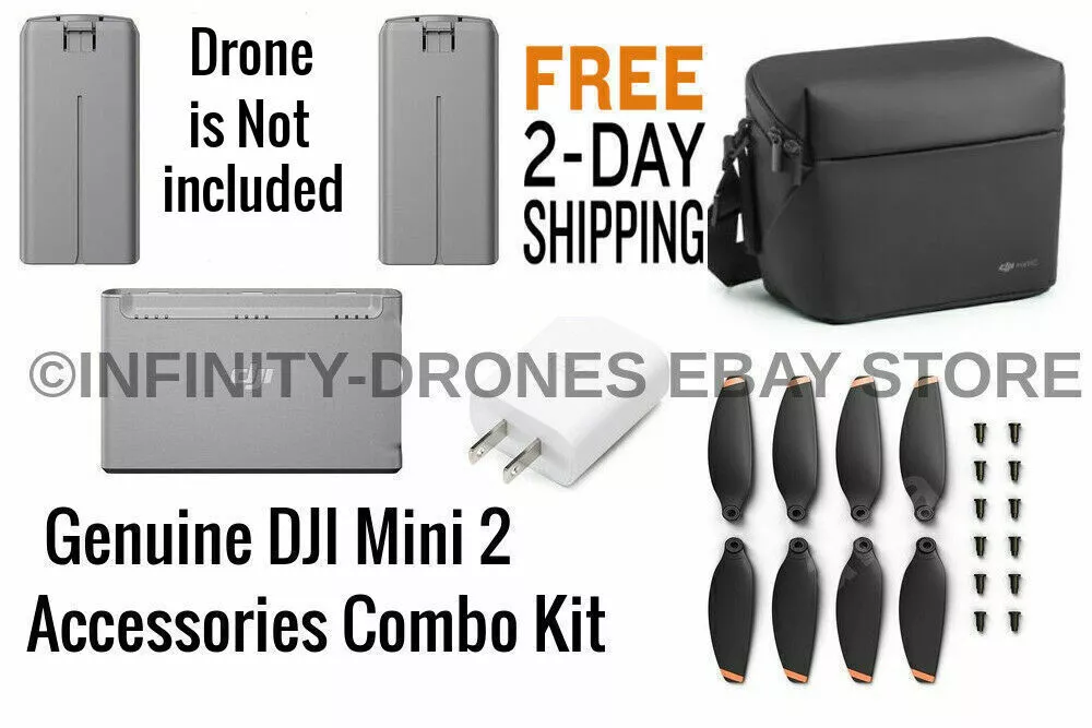 DJI Mini 2 Fly More Combo Accessories Drone Kit Battery Hub Charger Props Bag