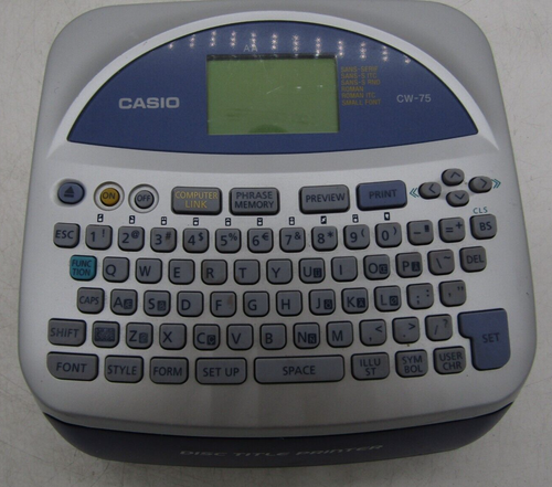 Casio Disc CW-75 Qwerty Keyboard