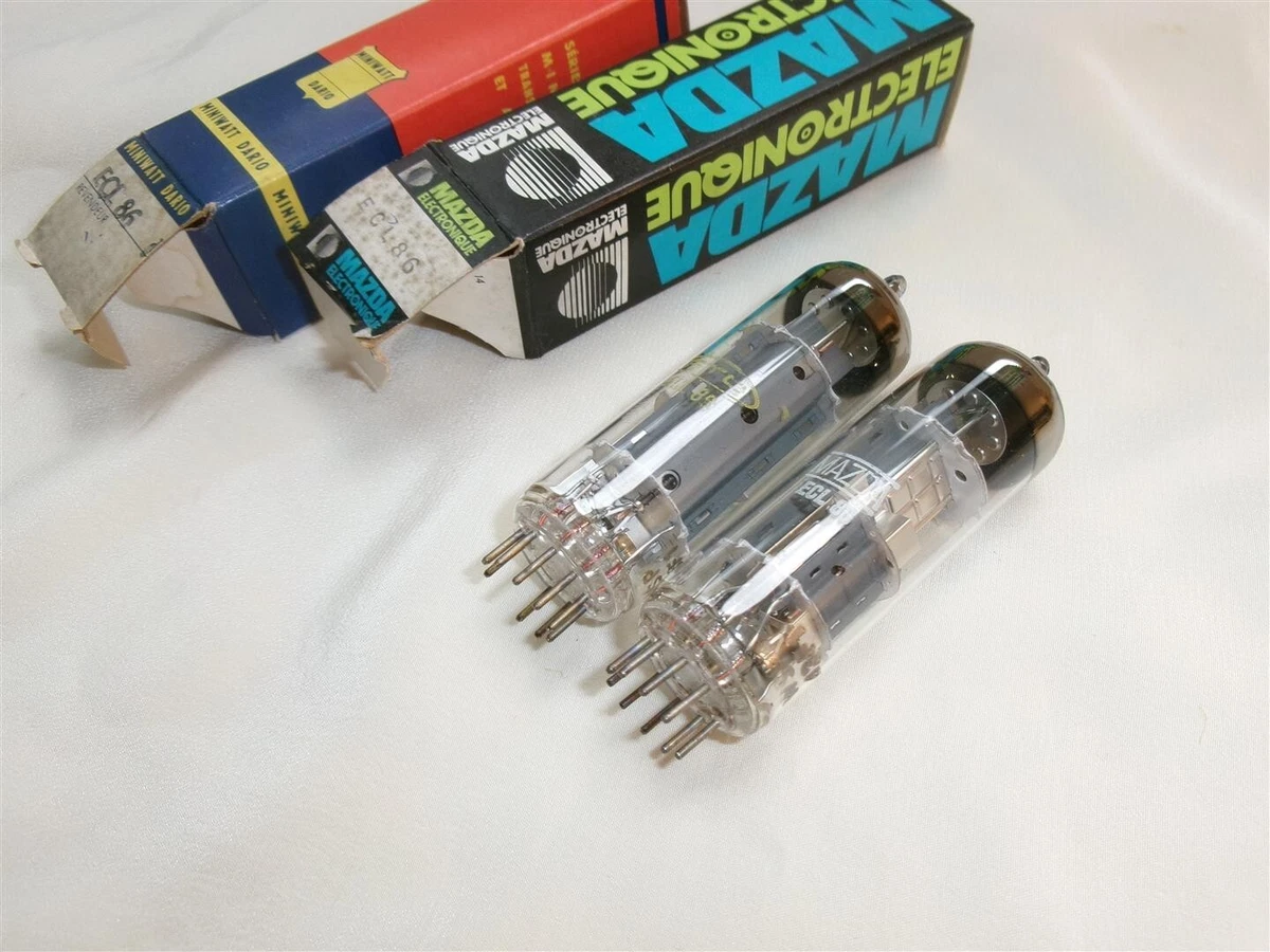 Bóng đèn ECL86/6GW8 Telefunken - Lô gô đáy bóng - Âm Thanh Cổ