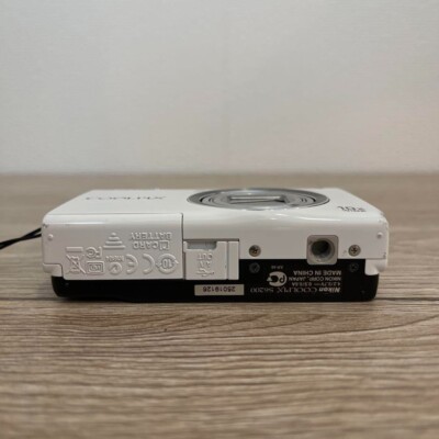 Used] Nikon COOLPIX S6200 white 16.0MP Digital Camera From JAPAN w